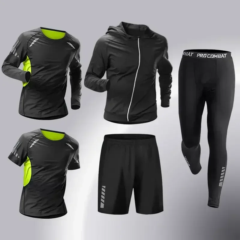 kf-S752212d5931a43e7a4c385dcb35df7d3X-Fashion-3-5-PCS-Mens-Running-Sportswear-Set-Fitness-Jogging-Compression-Tracksuit-Suit-Training-Sports-Clothes